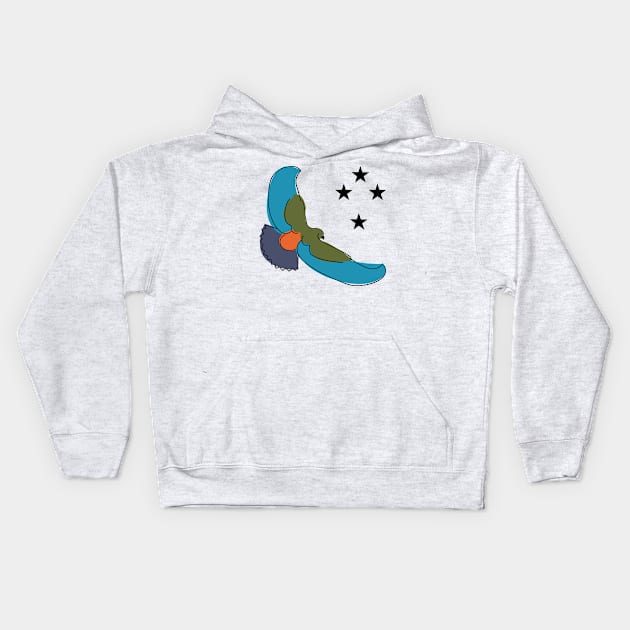 Kea Kids Hoodie by Tanyboi's store